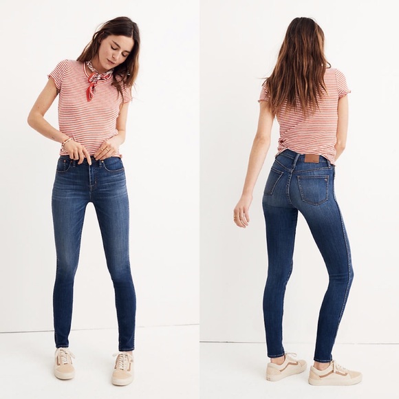Madewell Denim - Madewell High Rise Skinny Jeans Danny Wash 26P